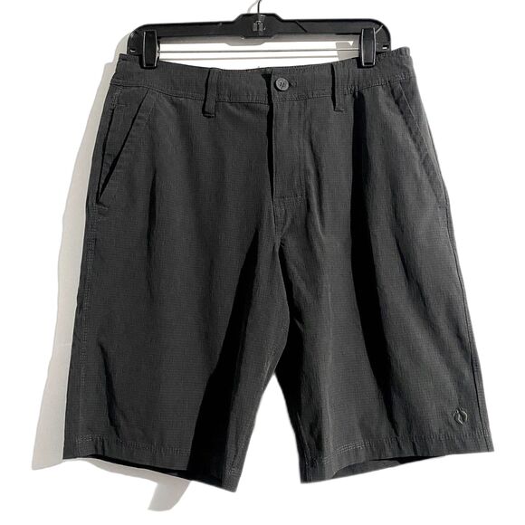 Hang Ten Men's Hybrid Board Shorts Dark Gray Size 32 Waist - Picture 1 of 6